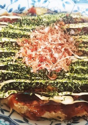 キャベ玉☆お家deお好み焼き☆具なし-レシピのメイン写真