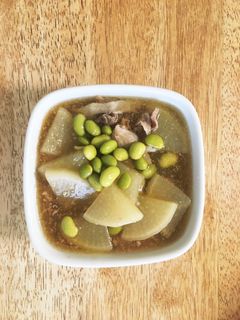 枝豆と大根のとろみあんかけ煮-レシピのメイン写真