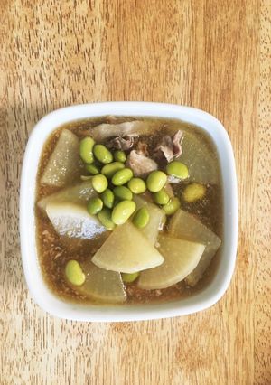 枝豆と大根のとろみあんかけ煮-レシピのメイン写真