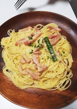 あっさりめカルボナーラ-レシピのメイン写真