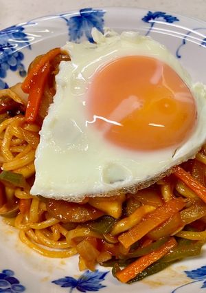 簡単！美味しい！ 焼きそば麺でナポリタン-レシピのメイン写真