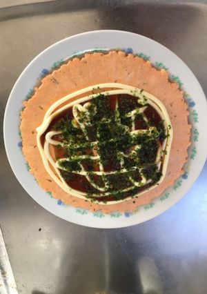 海老せんべいのお好み焼き風-レシピのメイン写真