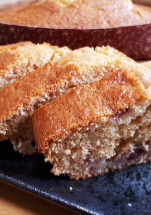 苺とバナナのキャラメルパウンドケーキ-レシピのメイン写真