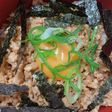 ミンチ月見うどん
