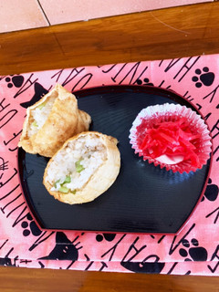 我が家の味☆山葵の茎の塩漬けいなり寿司-レシピのメイン写真
