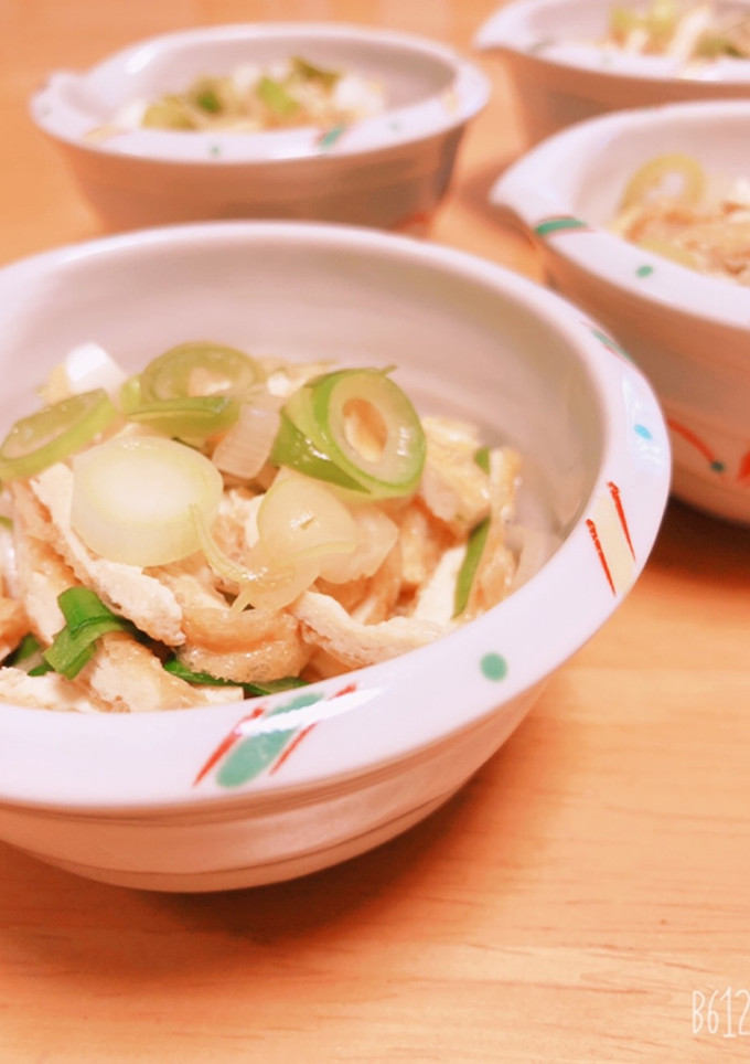 油揚げと長ネギの炒め煮風-レシピのメイン写真