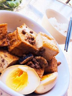 ほっこり厚揚げ豆腐の煮物*煮たまご添え-レシピのメイン写真