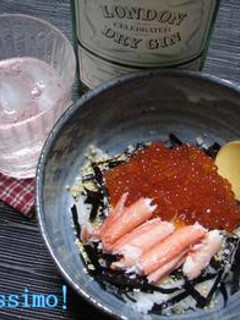 二色 海鮮丼 たまには豪華に!!-レシピのメイン写真