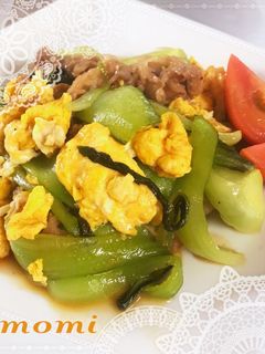 牛肉と青梗菜のオイスターソース炒め-レシピのメイン写真