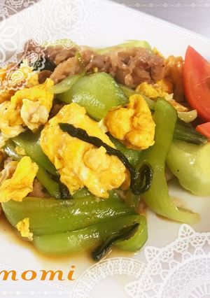 牛肉と青梗菜のオイスターソース炒め-レシピのメイン写真