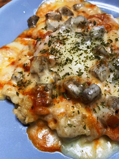 【オートミールでピザのようなもの】-レシピのメイン写真