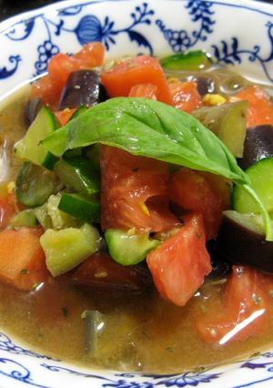冷たい夏野菜のスープ-レシピのメイン写真