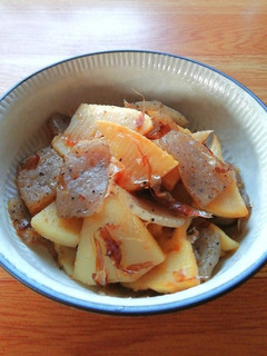 *筍とこんにゃくの炒めもの*鰹節まぶし-レシピのメイン写真