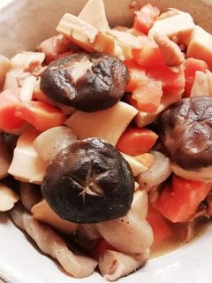 春・筍の筑前煮ザックリで失敗しないコツ-レシピのメイン写真