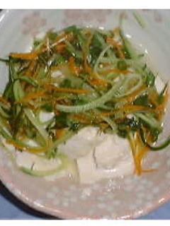 中華風味の豆腐サラダ-レシピのメイン写真