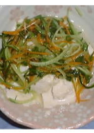 中華風味の豆腐サラダ-レシピのメイン写真