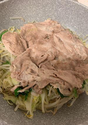 ヘルシー♪時短！簡単★蒸ししゃぶしゃぶ-レシピのメイン写真