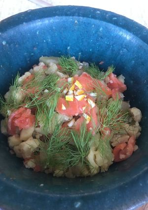スモークサーモンと焼き芋のサラダ-レシピのメイン写真