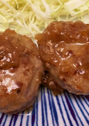超簡単フワフワハンバーグ♪お弁当にも！-レシピのメイン写真