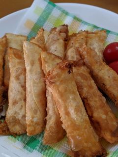 ぎょうざの皮を使ったチーズ揚げおやつ-レシピのメイン写真