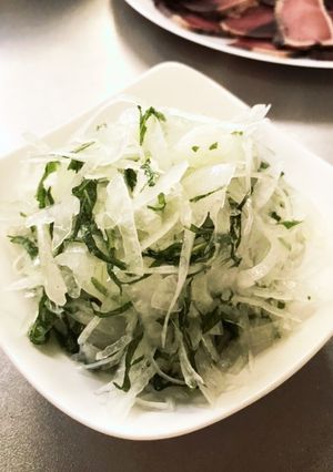 万能の薬味　しそとオニオンスライス-レシピのメイン写真