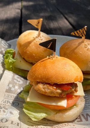 お弁当にも！美味しいハンバーガーバンズ-レシピのメイン写真