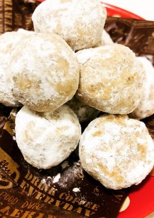 チョコくるみのスノーボールクッキー-レシピのメイン写真