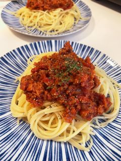 簡単ボロネーゼ♪ミートソースパスタ-レシピのメイン写真