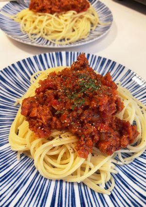 簡単ボロネーゼ♪ミートソースパスタ-レシピのメイン写真