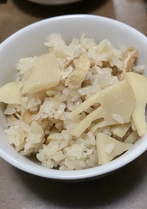 給食のたけのこご飯-レシピのメイン写真