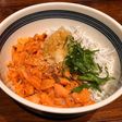 鮭としらすの丼