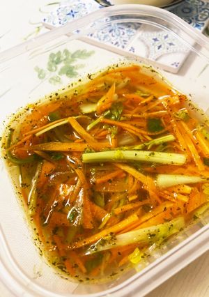 免疫力UP！人参とセロリの簡単ピクルス風-レシピのメイン写真