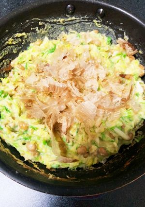 長芋のふわとろ焼き(納豆ver.)-レシピのメイン写真