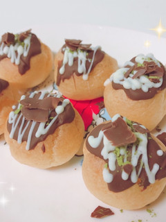 簡単!たこ焼き風シュークリーム!!-レシピのメイン写真