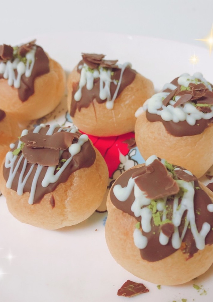 簡単！たこ焼き風ｼｭｰｸﾘｰﾑ！！-レシピのメイン写真
