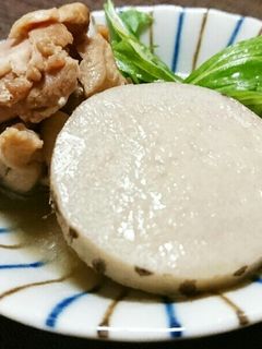 長芋と鶏もも肉の煮物-レシピのメイン写真