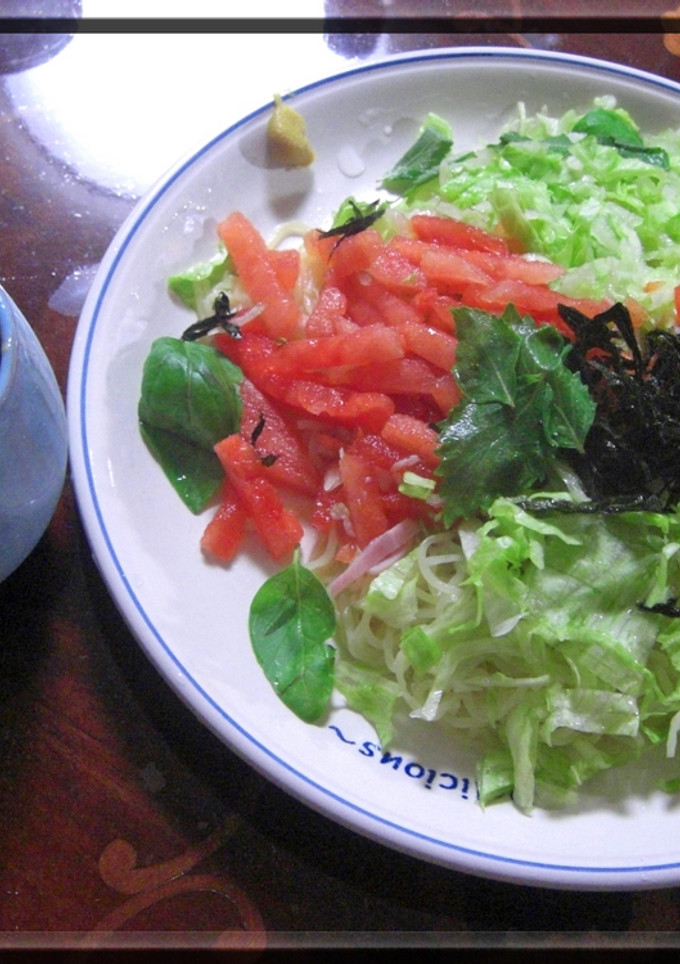 スイカの冷やし中華♬-レシピのメイン写真