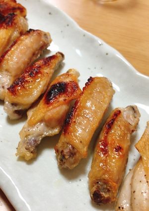 手羽中のグリル焼き(にんにく塩)-レシピのメイン写真