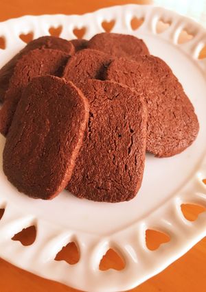 材料4つ。お手軽、生チョコクッキー-レシピのメイン写真