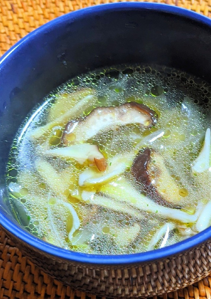 キノコと玉ねぎの白こしょうスープ-レシピのメイン写真