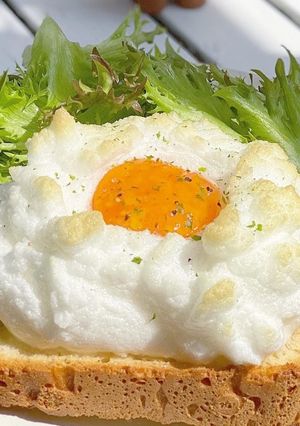 エッグインクラウドトースト-レシピのメイン写真