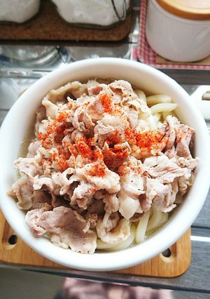 豚肉の甘口うどん《*≧∀≦》-レシピのメイン写真