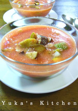 たっぷり夏野菜のトマトガスパチョ-レシピのメイン写真
