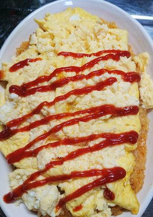 絶品！失敗から〜のオムライス(^ー^)-レシピのメイン写真