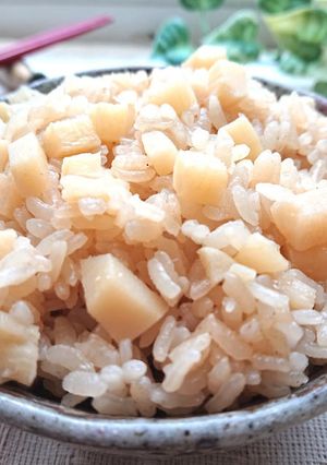 簡単今が旬のたけのこご飯-レシピのメイン写真