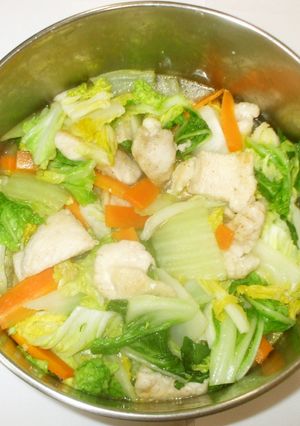 鶏むね肉白菜の副菜♪簡単やわらかい-レシピのメイン写真