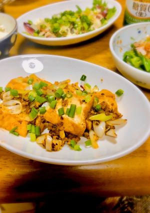 ひき肉と厚揚げの味噌炒め266kcal-レシピのメイン写真