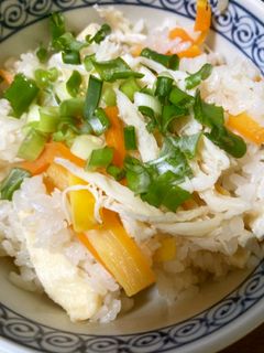 さきいかで炊き込みご飯-レシピのメイン写真