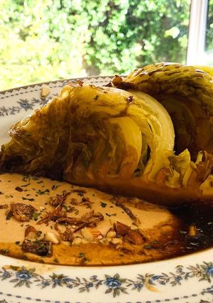 焼きキャベツが主役絶品クリームソース和え-レシピのメイン写真