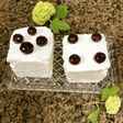 ブルーベリーシロップ漬けで食パンケーキ